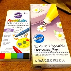 Wilton food writer markers and decorating bags - New in Box